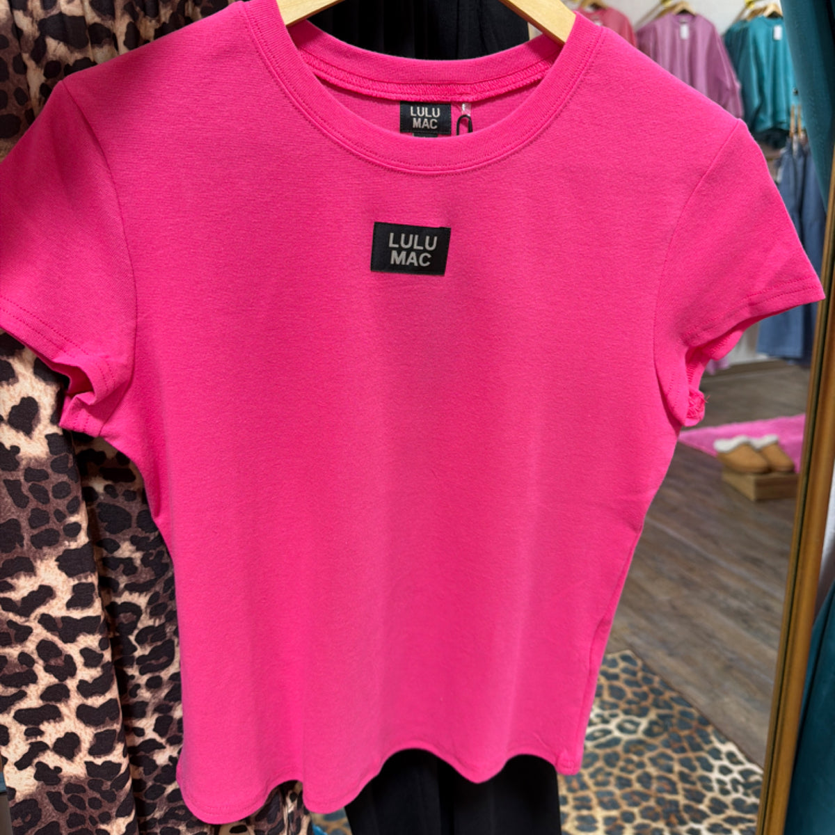 Lulu Mac babydoll top - hot pink