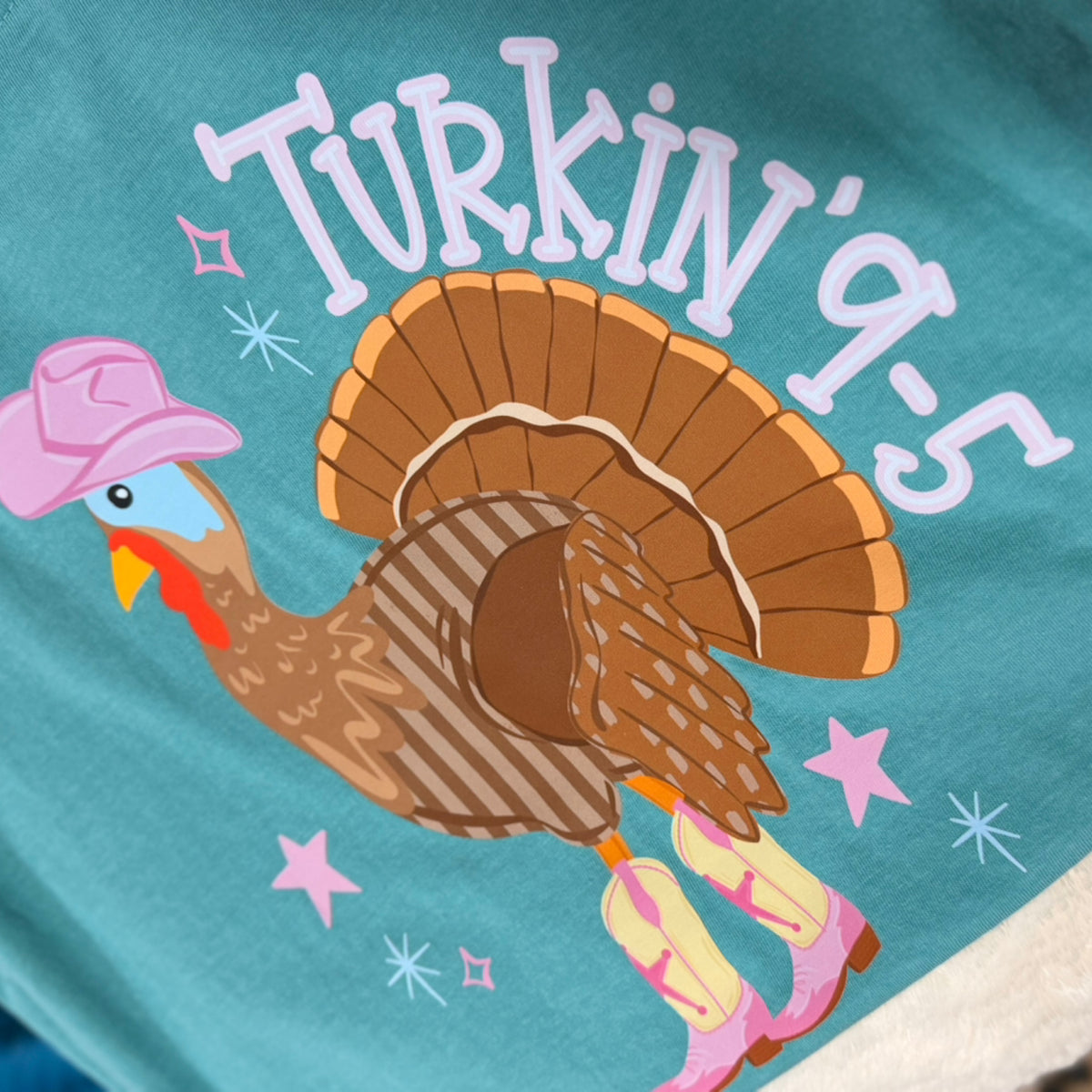 “Turkin 9-5” comfort color tee