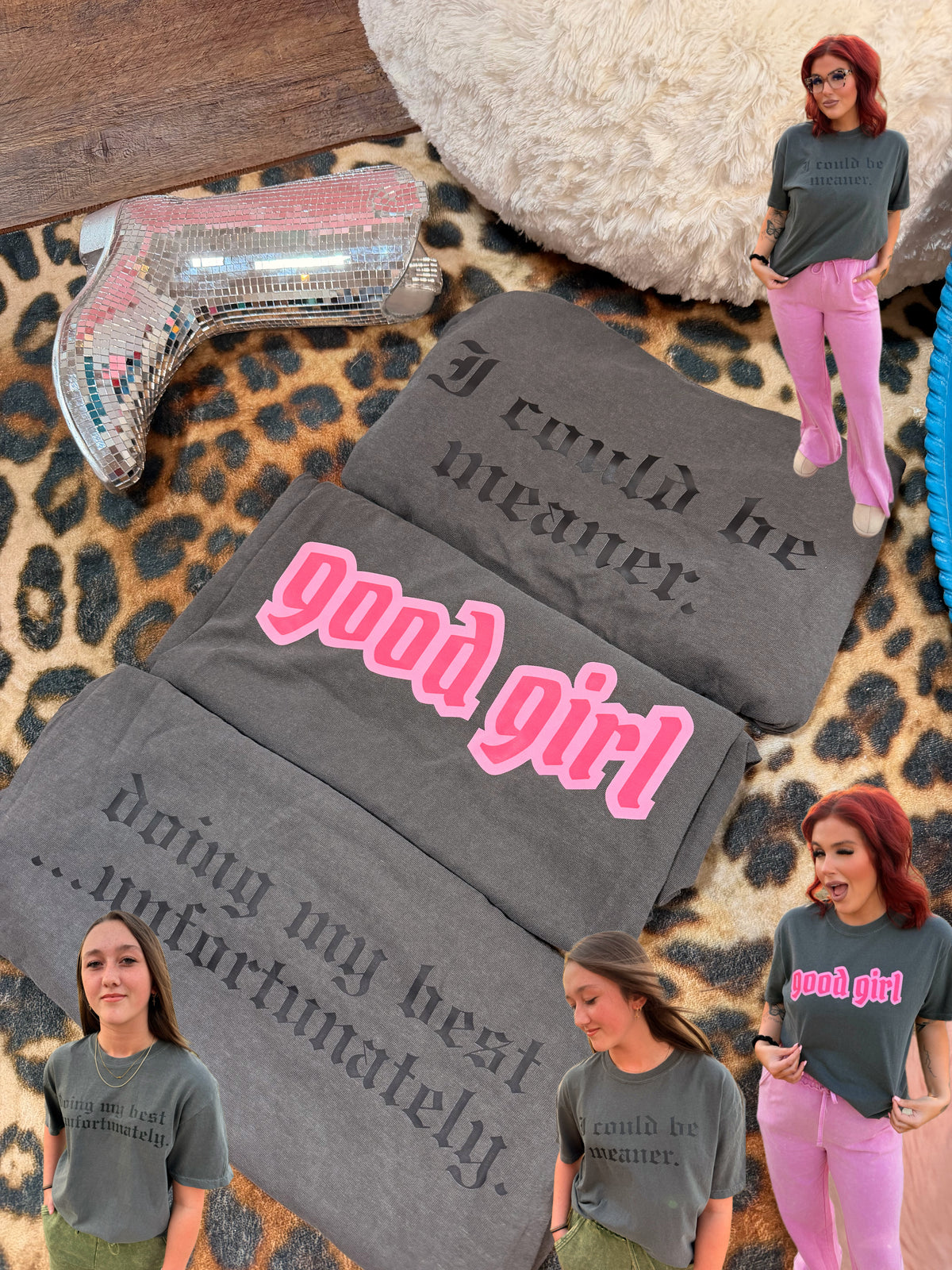 “Doing my best … unfortunately” comfort color tee pepper