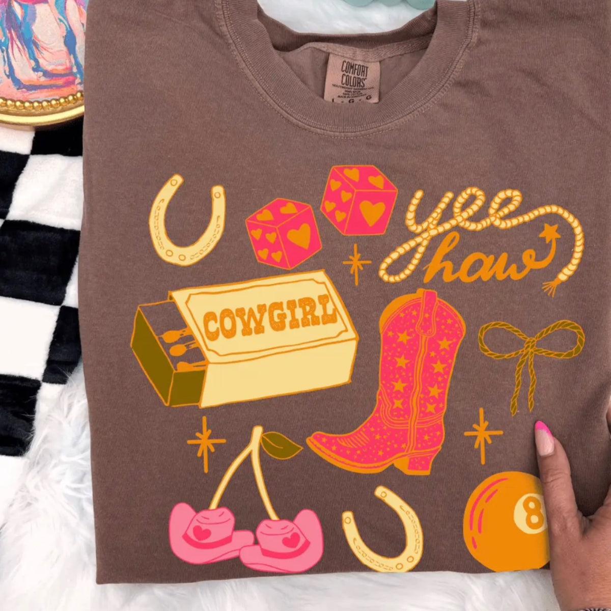 Vegas cowgirl comfort color espresso